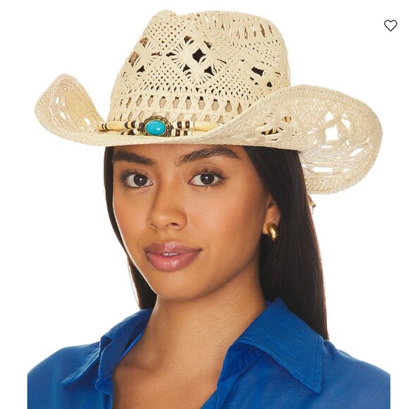 8 Other Reasons Coastal Cowboy Hat in Straw Cream Cowgirl Cow Girl Boy - Picture 3 of 9